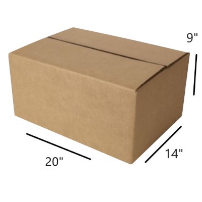 20-Pack Of 24x16x8" Shipping Boxes - Strong 32 ECT, Ships Flat, Great For Moving & Storage