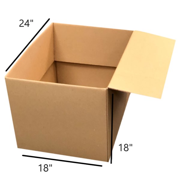 Large Moving Box: 18 x 18 x 24 Box for Moving